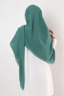 Hijab mousseline carré Nissa 150cm