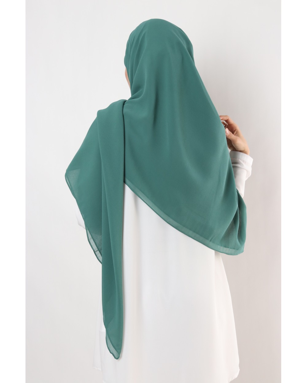 Hijab mousseline carré Nissa 150cm
