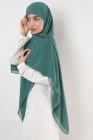 Nissa square chiffon hijab 150cm