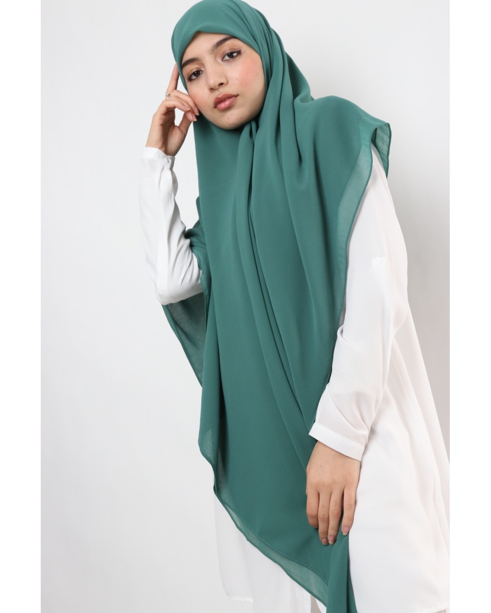 Nissa square chiffon hijab 150cm