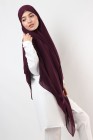 Hijab mousseline carré Nissa 150cm