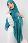 Nissa square chiffon hijab 150cm