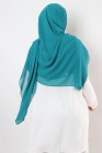 Hijab mousseline carré Nissa 150cm