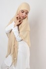 Hijab mousseline carré Nissa 150cm