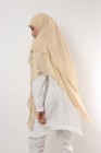 Nissa square chiffon hijab 150cm