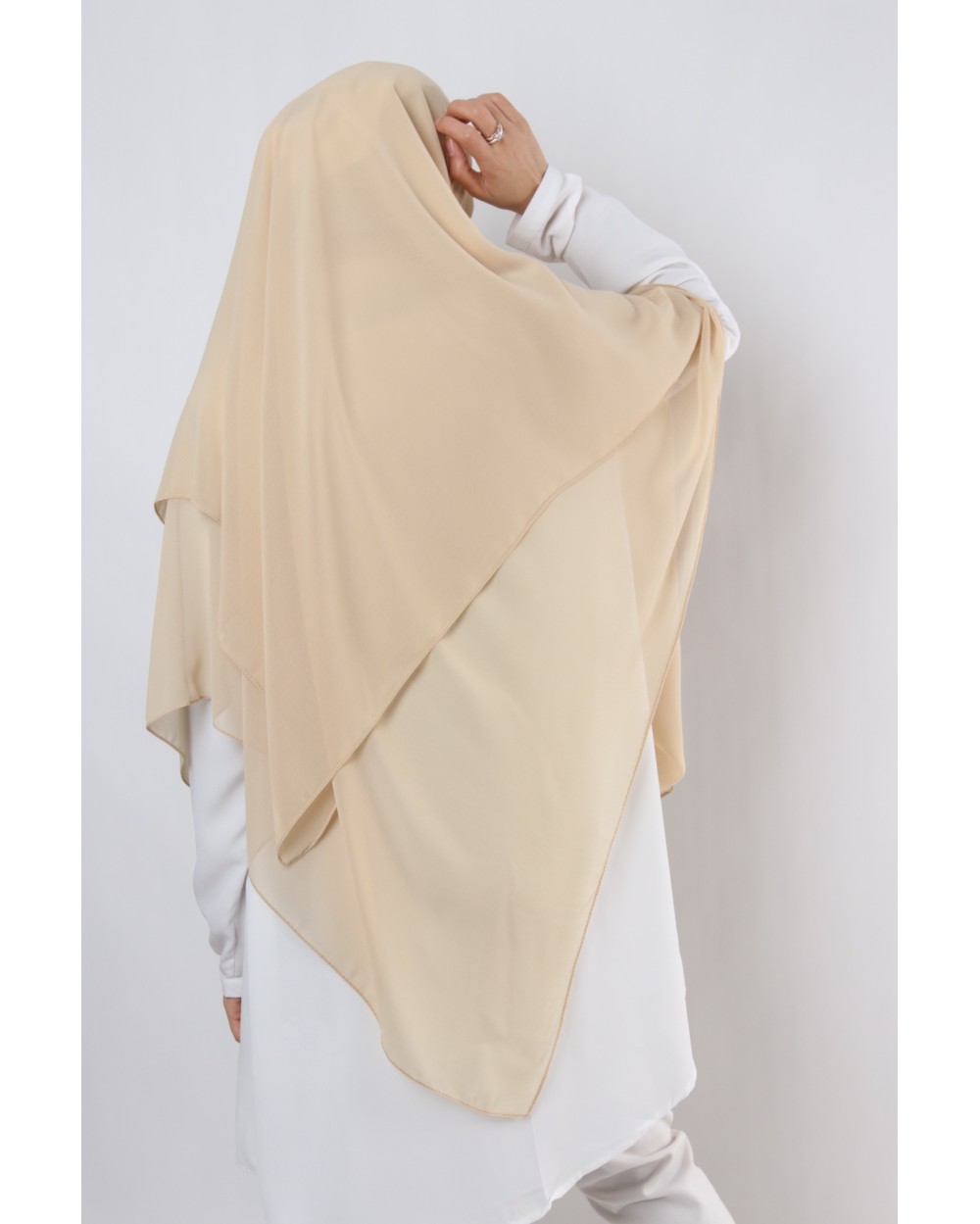 Nissa square chiffon hijab 150cm