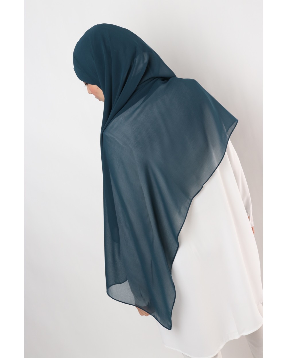 Hijab mousseline carré Nissa 150cm