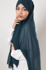 Nissa square chiffon hijab 150cm