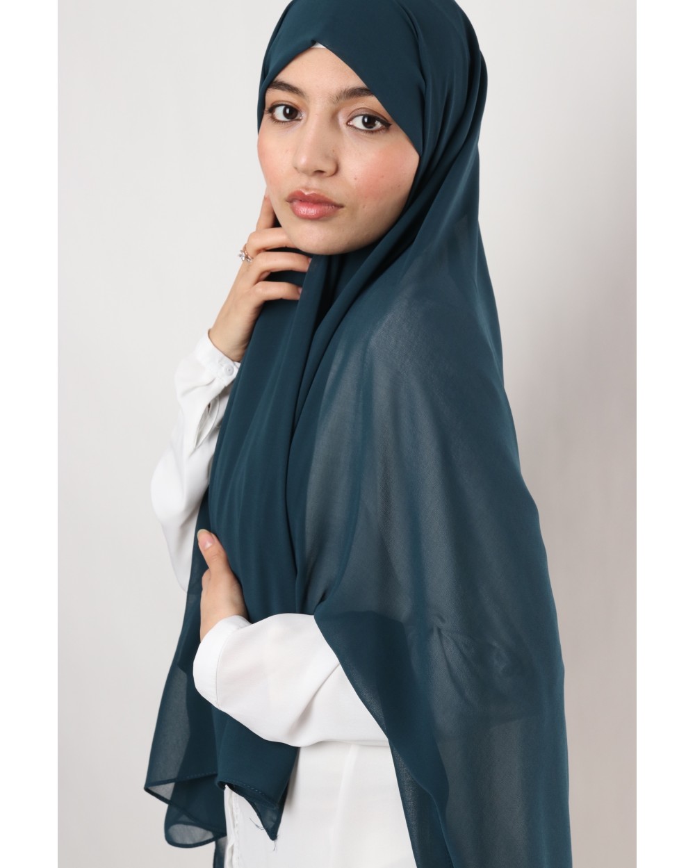 Nissa square chiffon hijab 150cm