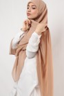 Hijab mousseline carré Nissa 150cm