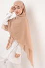 Hijab mousseline carré Nissa 150cm