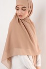 Hijab mousseline carré Nissa 150cm