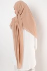 Hijab mousseline carré Nissa 150cm