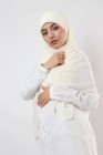 Hijab mousseline carré Nissa 150cm