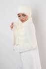 Nissa square chiffon hijab 150cm