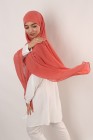 Hijab mousseline carré Nissa 150cm