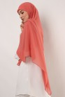 Hijab mousseline carré Nissa 150cm