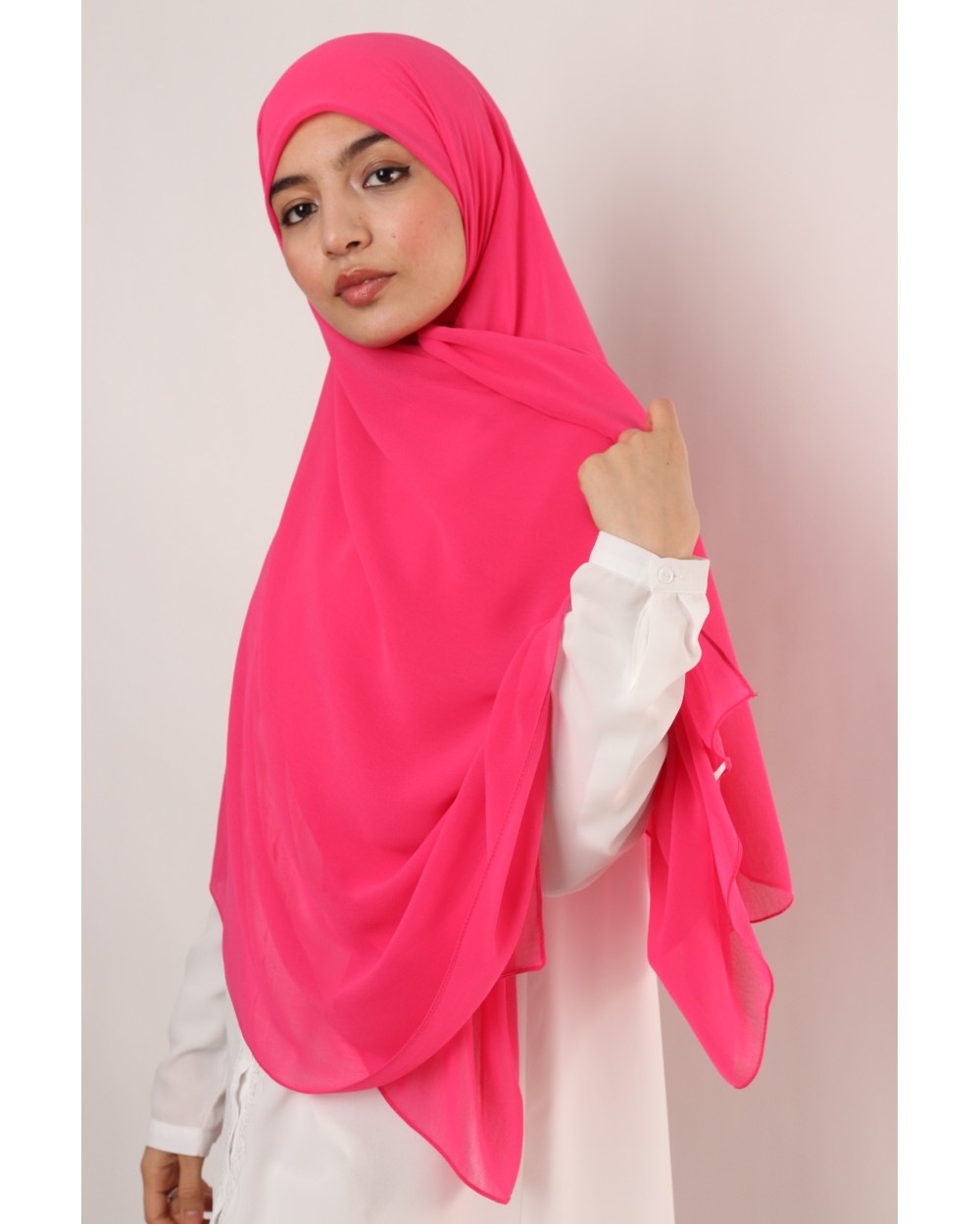Nissa square chiffon hijab 150cm