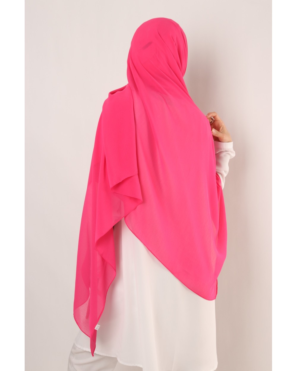 Hijab mousseline carré Nissa 150cm