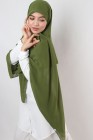 Nissa square chiffon hijab 150cm