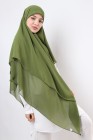 Nissa square chiffon hijab 150cm