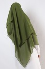 Hijab mousseline carré Nissa 150cm