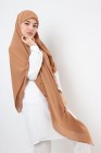 Hijab mousseline carré Nissa 150cm