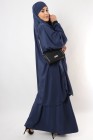 Jilbab Al haya skirt lycra cuff black