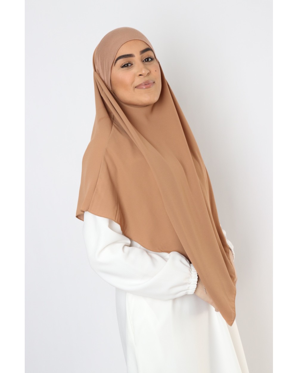 Khimar mousseline à enfiler