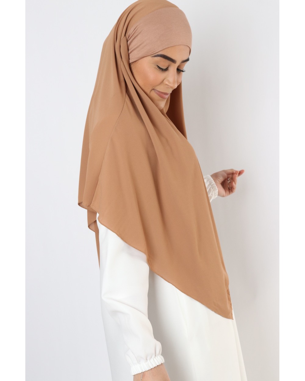 Khimar mousseline à enfiler