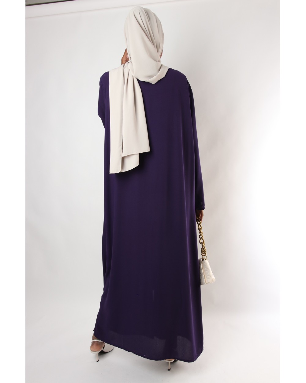 Dixta Djellaba with zip and strass