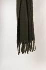 Ultra soft long fringed scarf