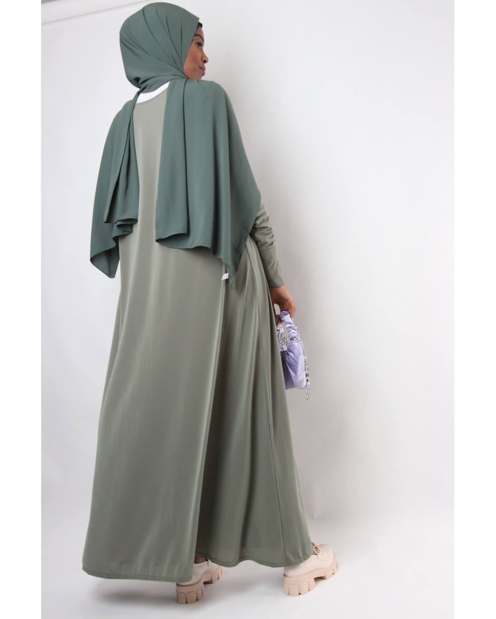 Chloe premium jersey long dress