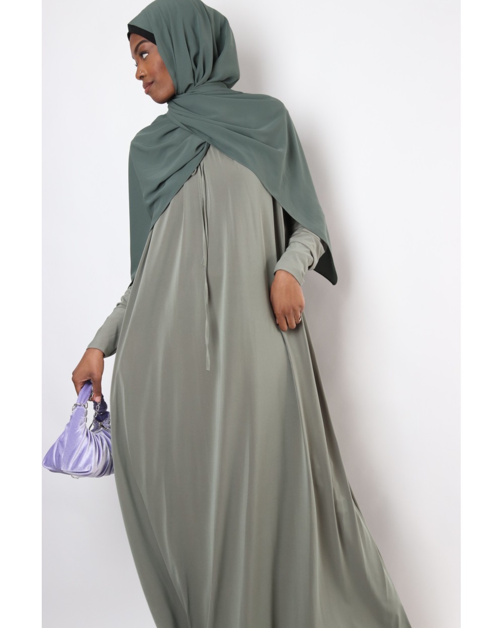 Robe longue jersey premium Chloe