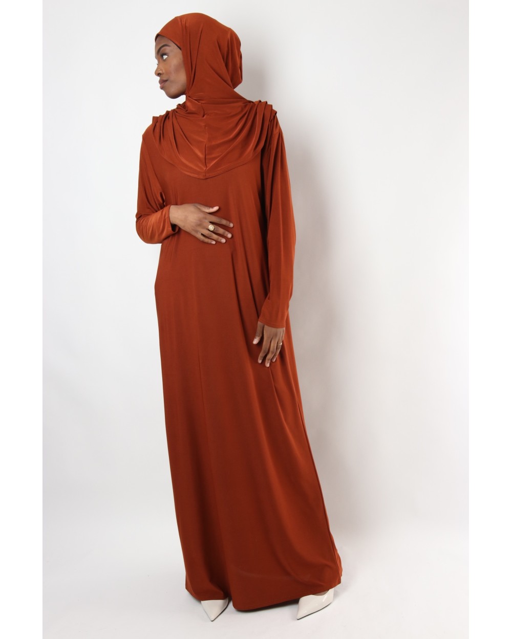 Robe prière hijab intégré Rahama