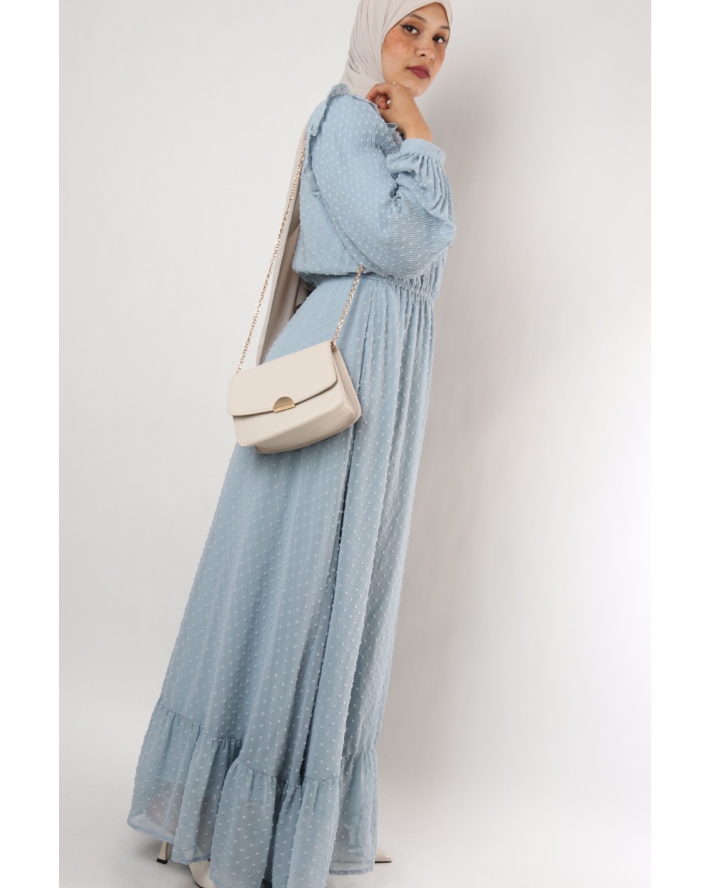 Robe Rukkya plumetis