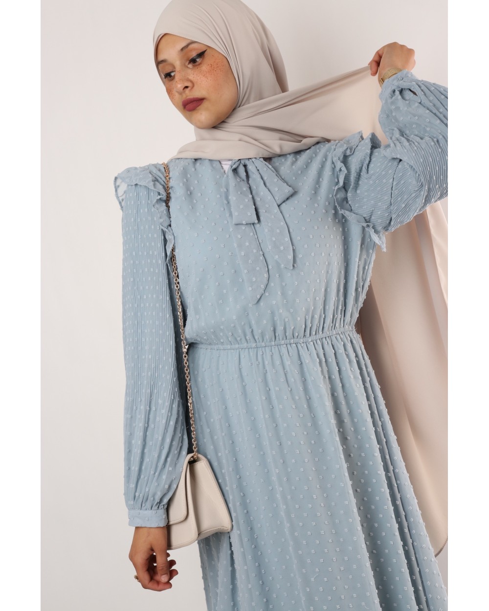 Robe Rukkya plumetis