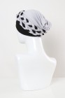 Turban à enfiler avec tresse