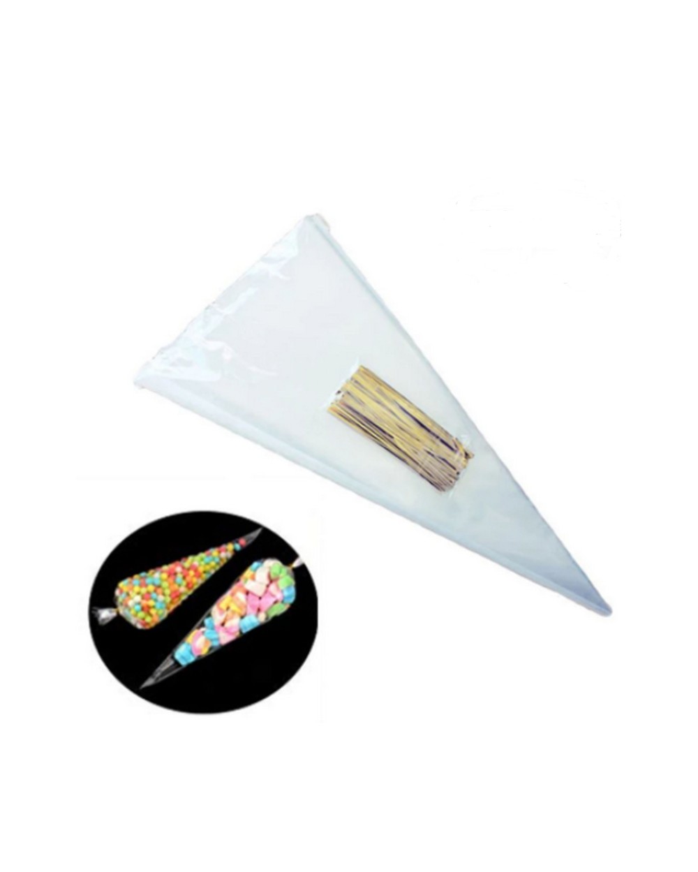 Candy pouch (lot of 10 pieces) 16x30