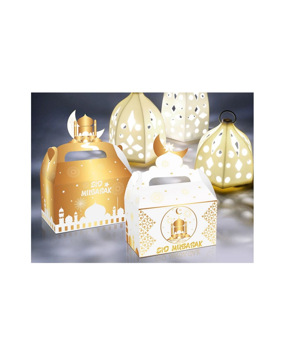 Lot of 2 boxes for cakes, sweets and small gifts