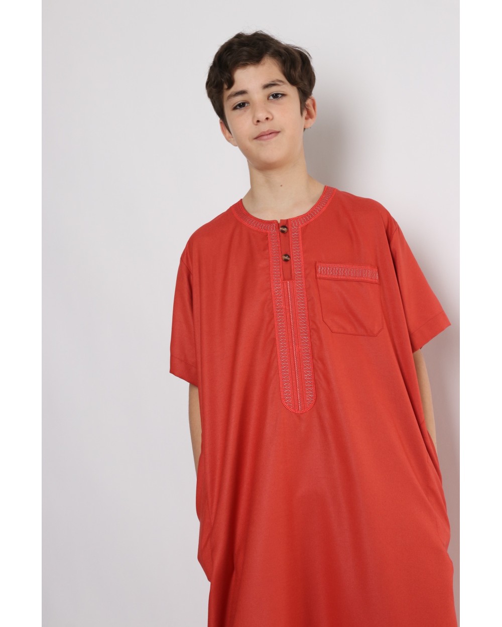 Qamis enfant Zein manches courtes Cairo