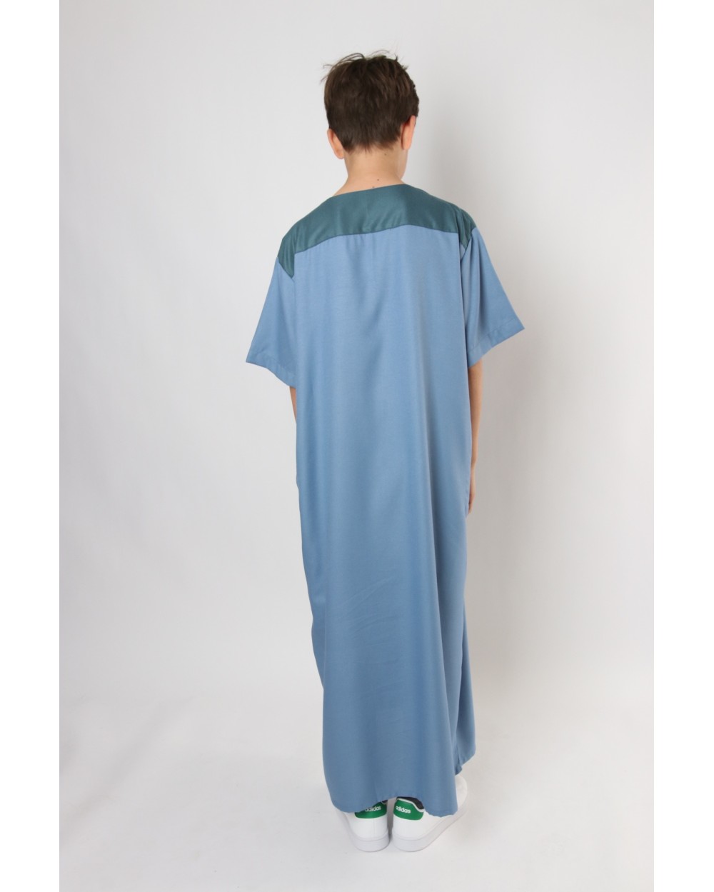 Qamis enfant motif tribal