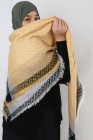 Aysha lozenge maxi scarf