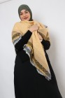 Aysha lozenge maxi scarf