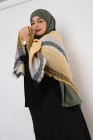 Aysha lozenge maxi scarf