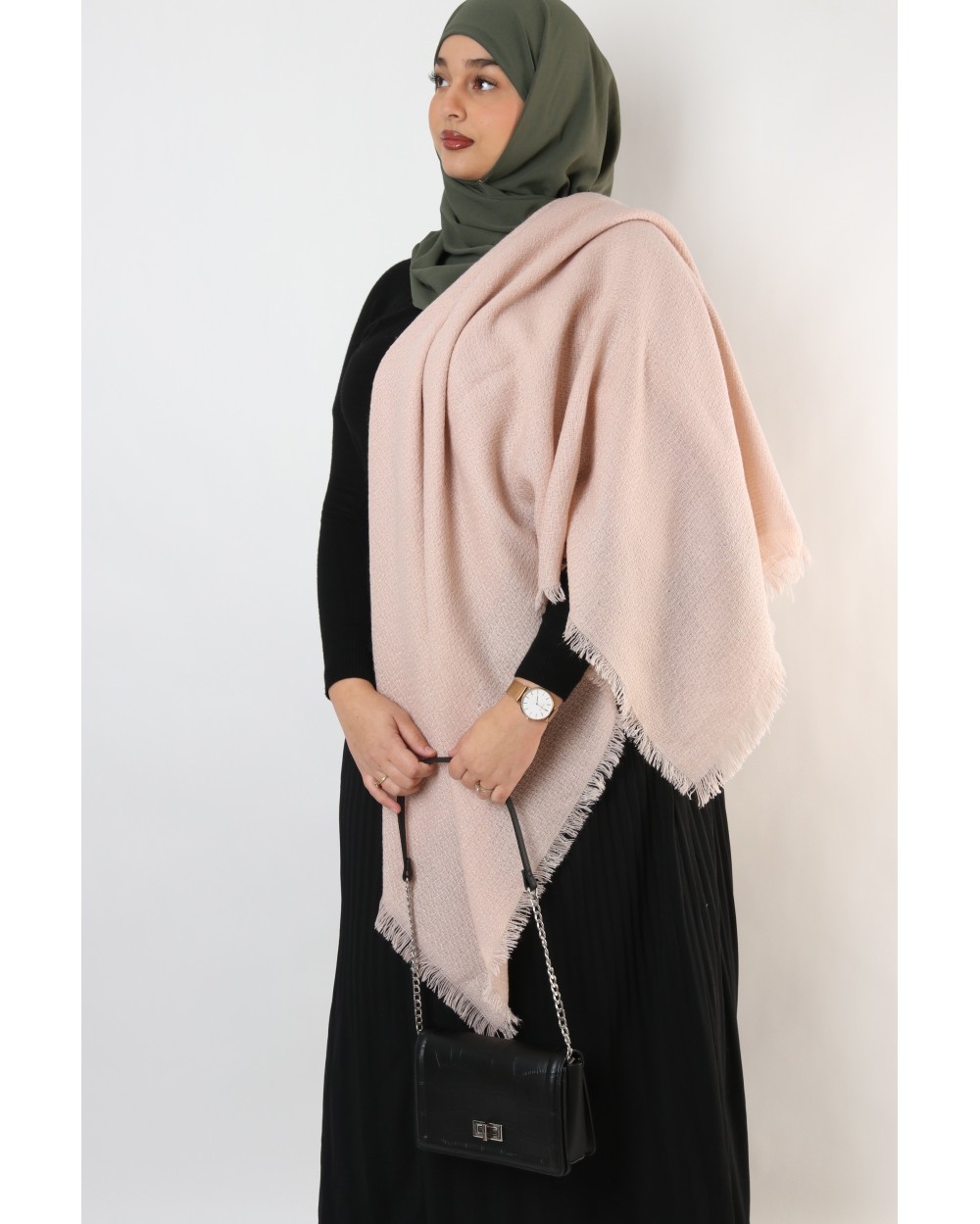 Maxi Echarpe Cosy avec filament métallisé