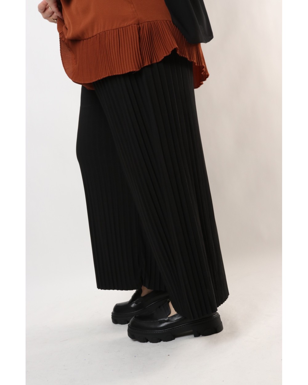 Palazzo Parisio in striated Lycra Large Size