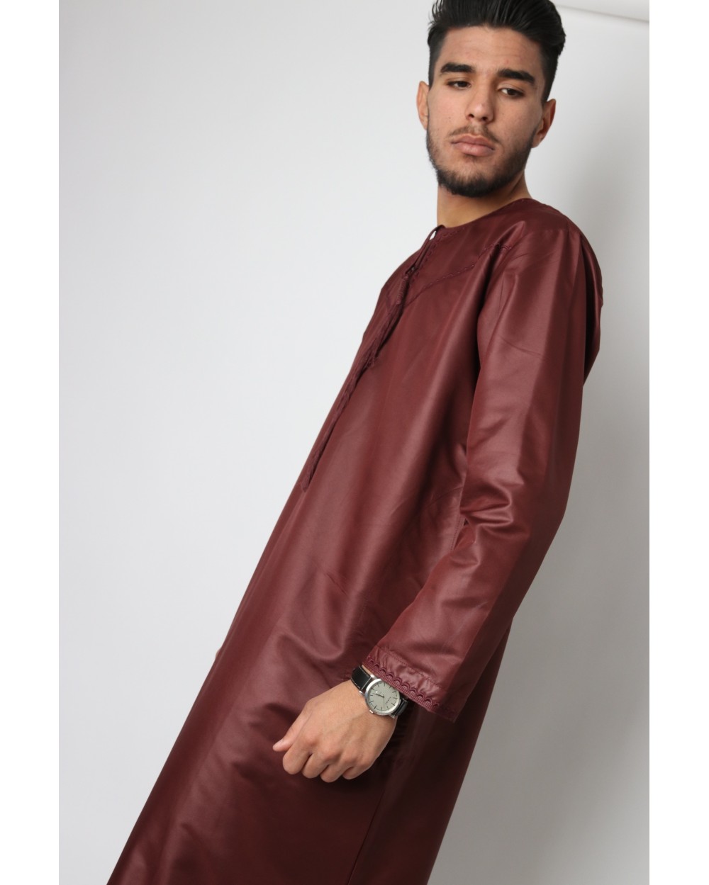 Qamis Omani Zein arcade embroidery