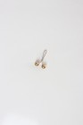 Set of 12 golden pearl hijab fasteners