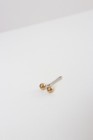 Set of 12 golden pearl hijab fasteners